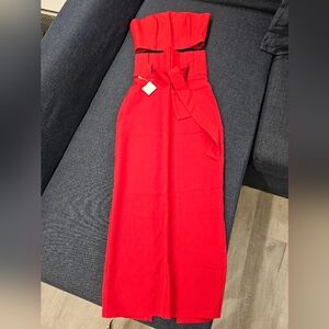 Crop top & midi high waist skirt